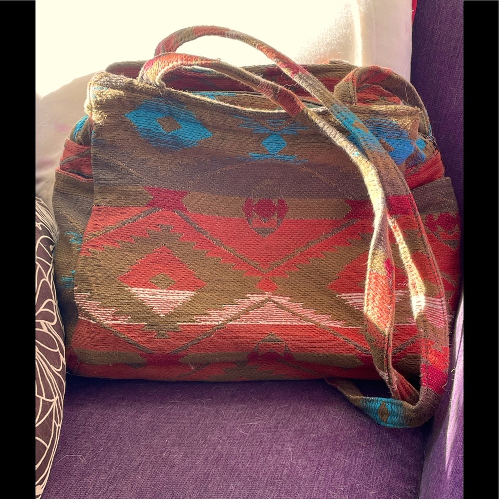Tribal Pattern Shoulder Bag